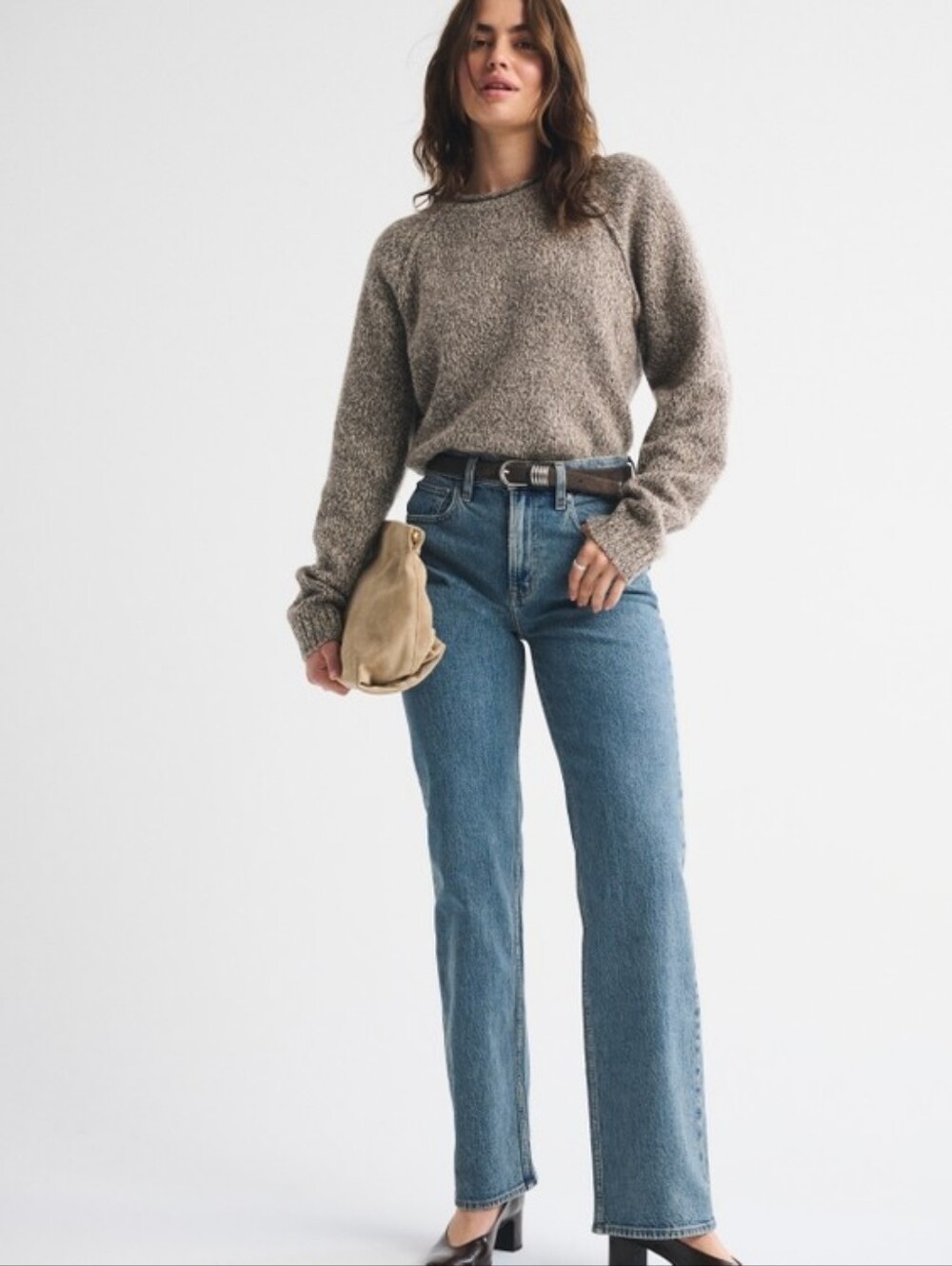 Abercrombie & Fitch The 90s Relaxed Jean High Rise Blue 28 / 6R